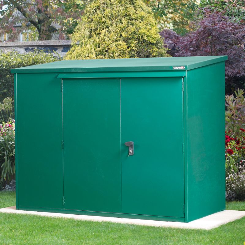 Asgard Annexe 6x3 Metal Garden Shed - Police Preferred Specification