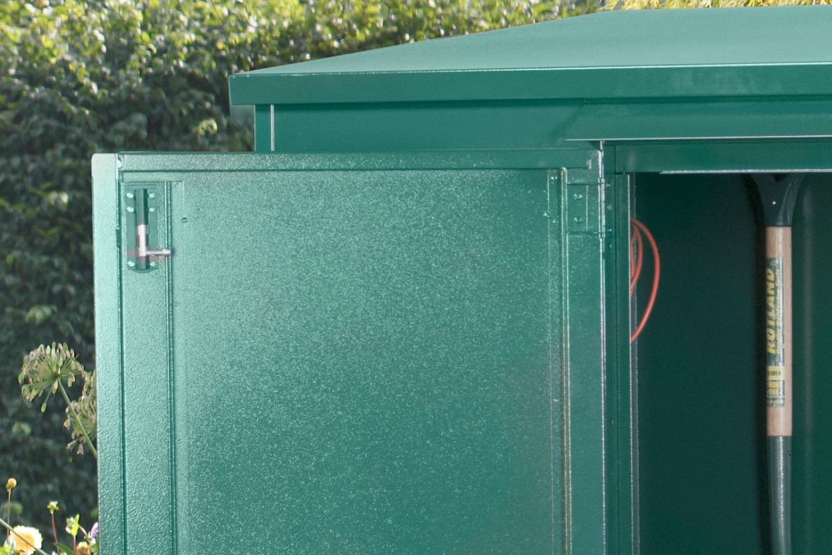 Asgard Annexe 6x3 Metal Garden Shed - Police Preferred Specification
