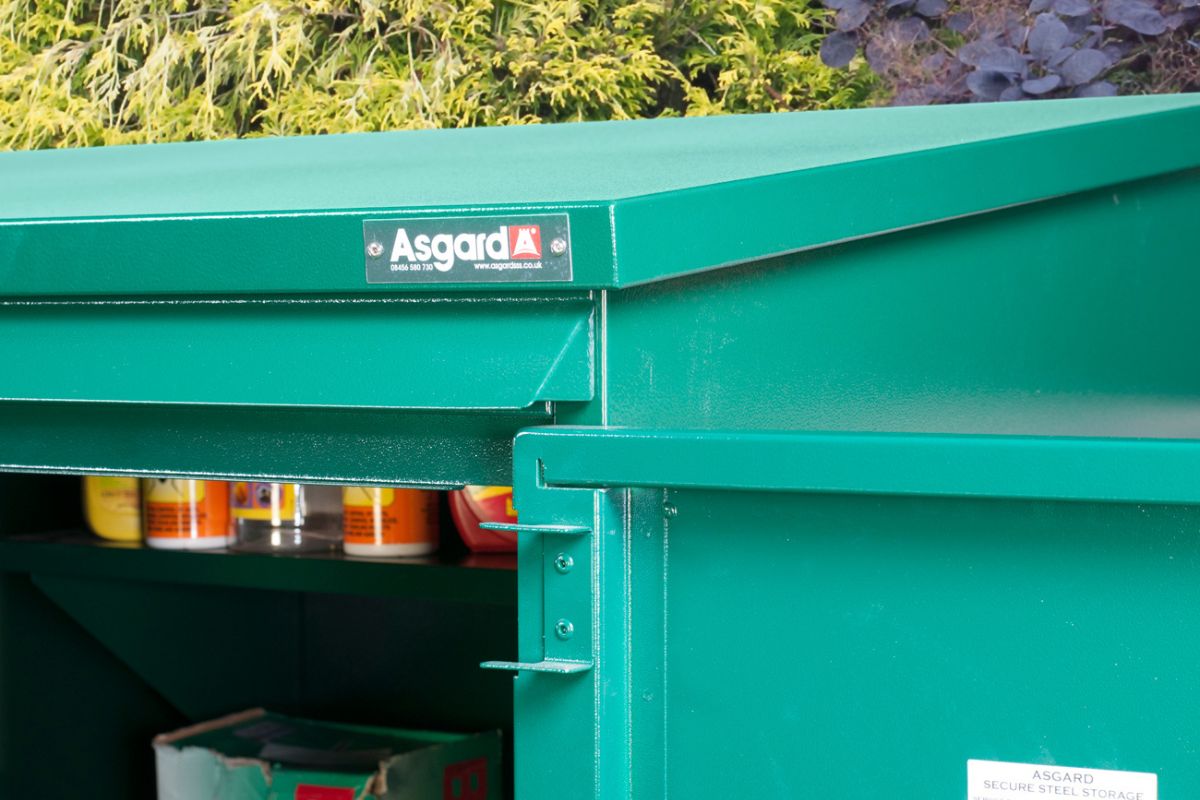 Asgard Annexe 6x3 Metal Garden Shed - Police Preferred Specification