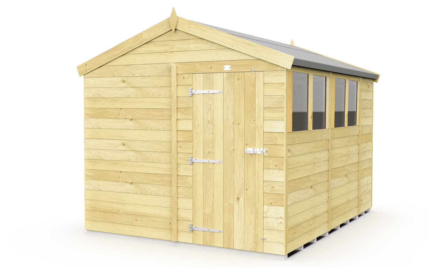Sheds DIY Apex Garden Shed 8 ft Width