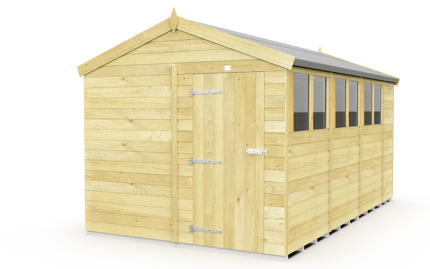 Sheds DIY Apex Garden Shed 8 ft Width