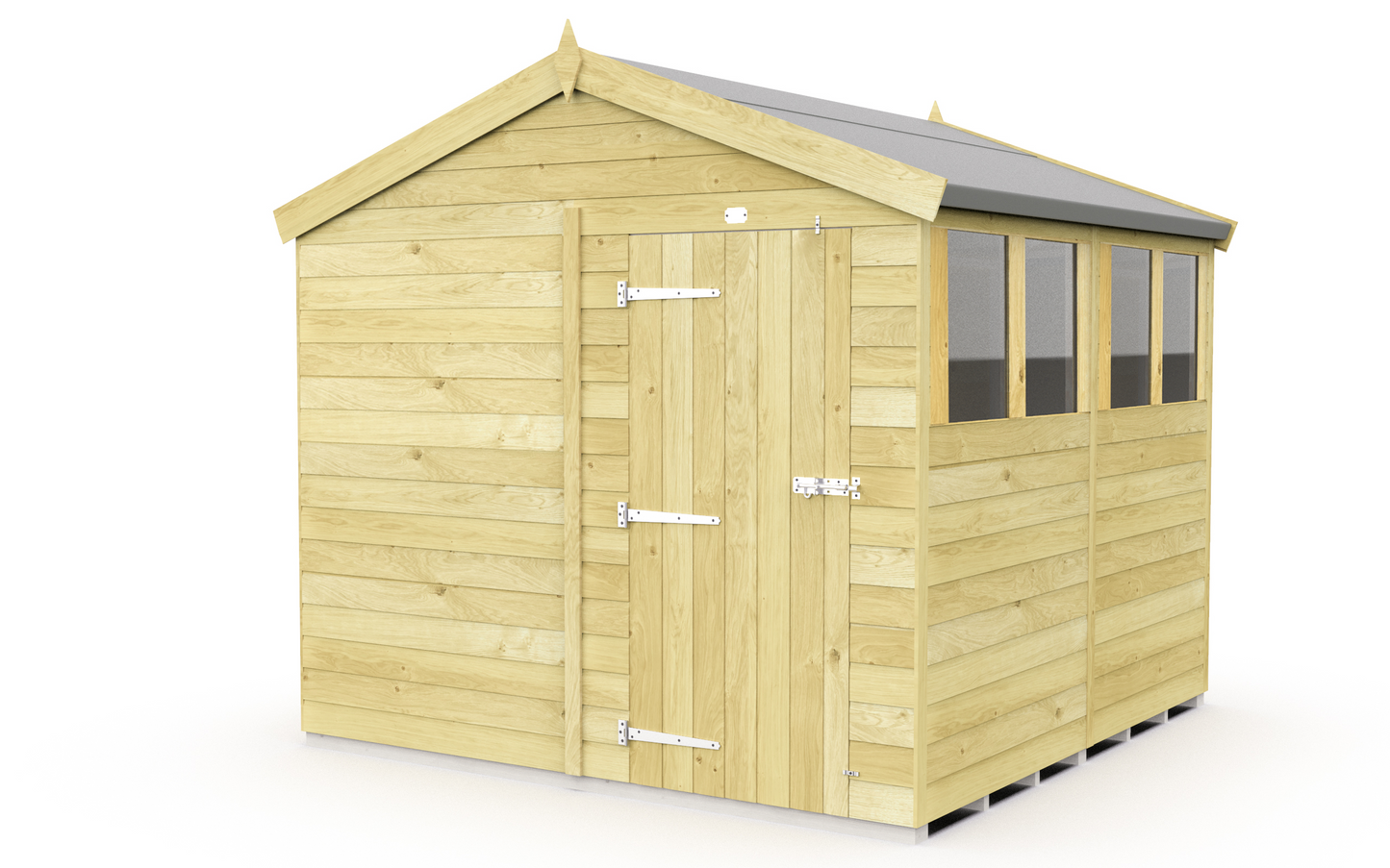 Sheds DIY Apex Garden Shed 8 ft Width