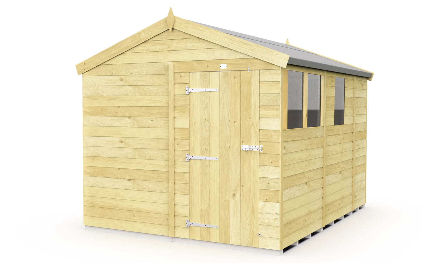 Sheds DIY Apex Garden Shed 8 ft Width