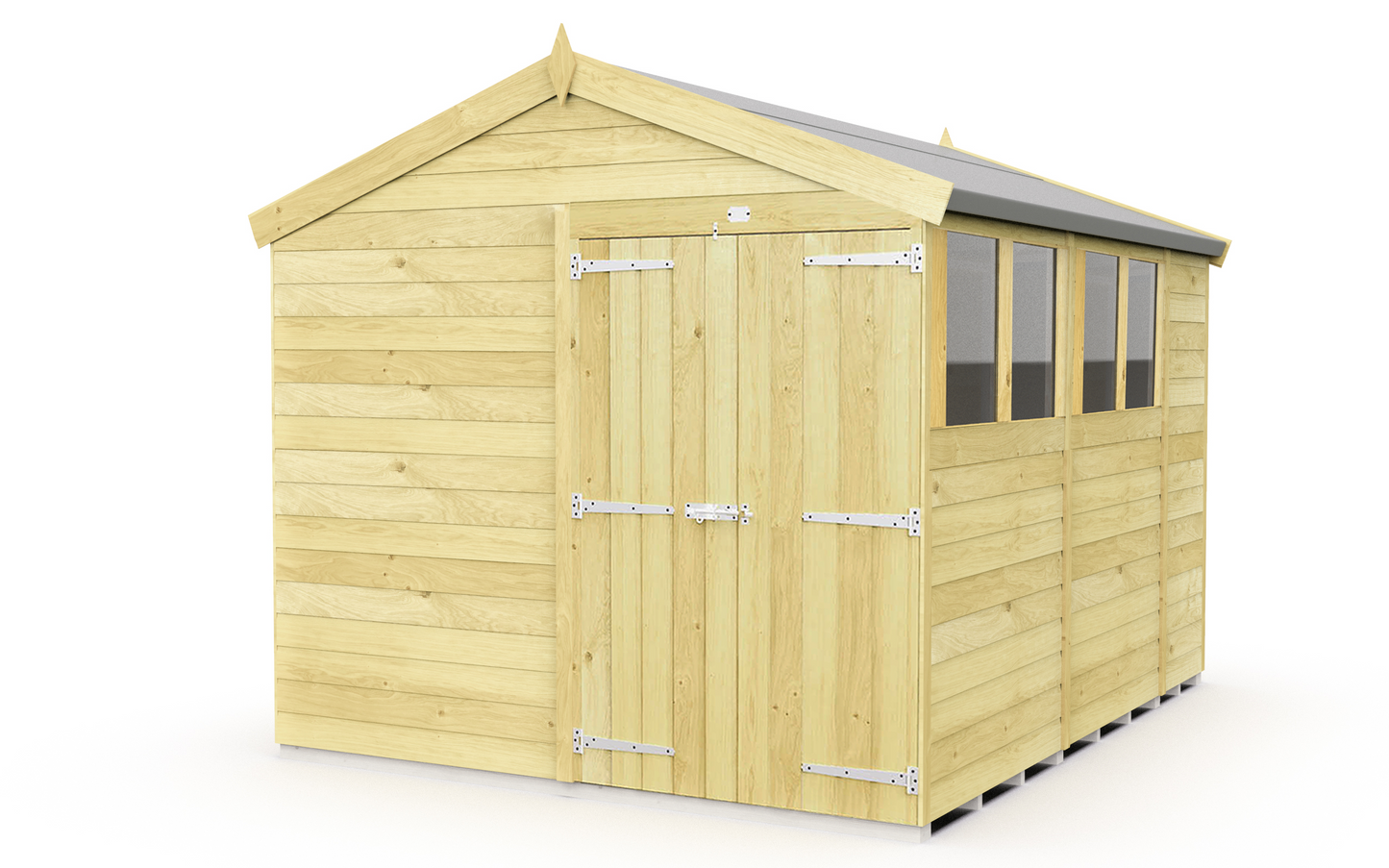 Sheds DIY Apex Garden Shed 8 ft Width