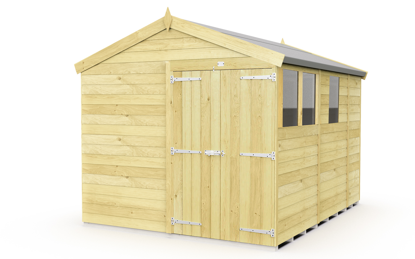 Sheds DIY Apex Garden Shed 8 ft Width