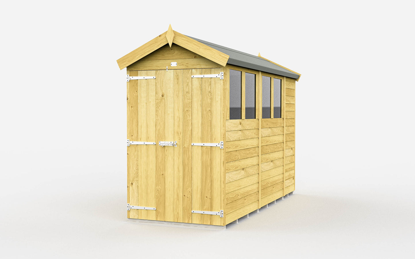 Sheds DIY Apex Garden Shed 4 ft Width
