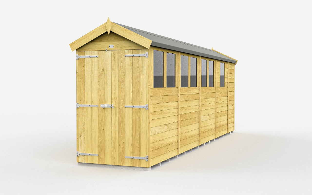 Sheds DIY Apex Garden Shed 4 ft Width