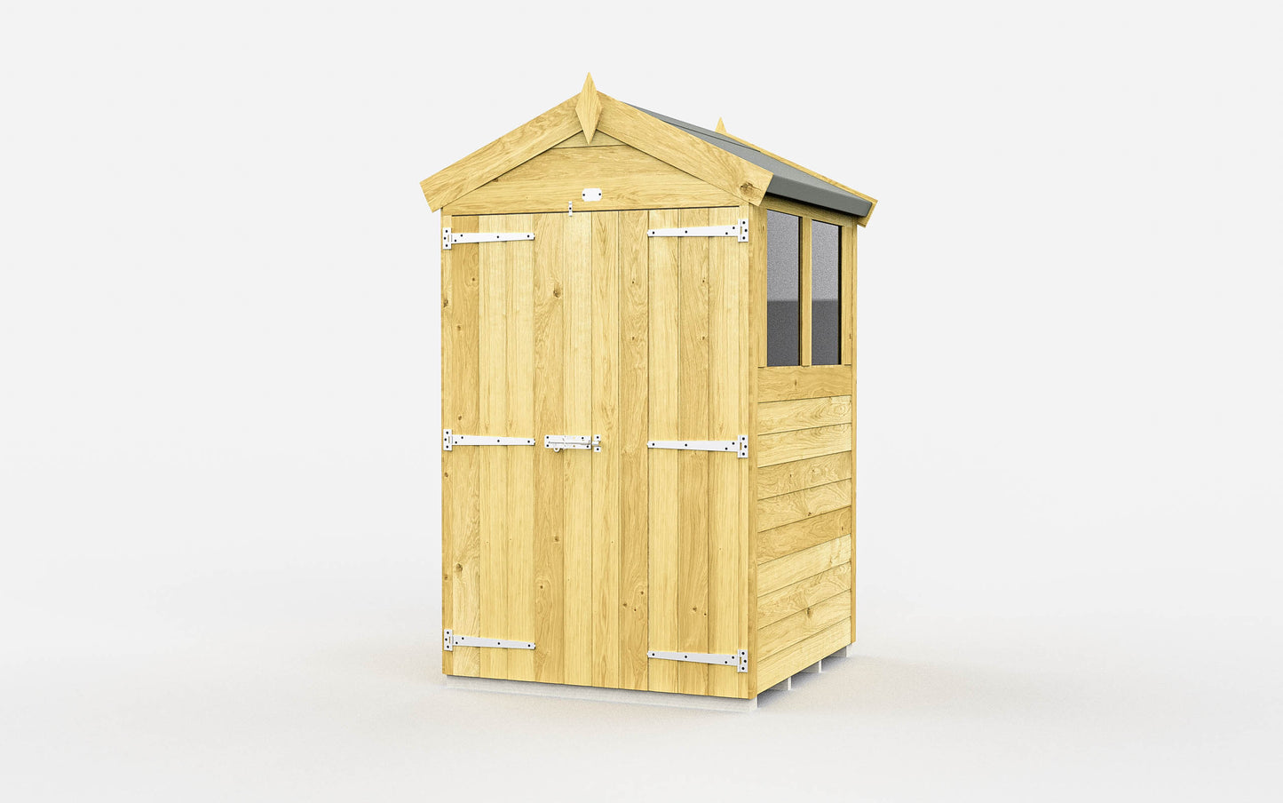 Sheds DIY Apex Garden Shed 4 ft Width