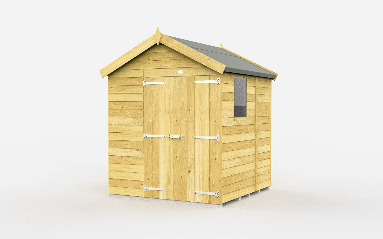 Sheds DIY Apex Garden Shed 6 ft Width