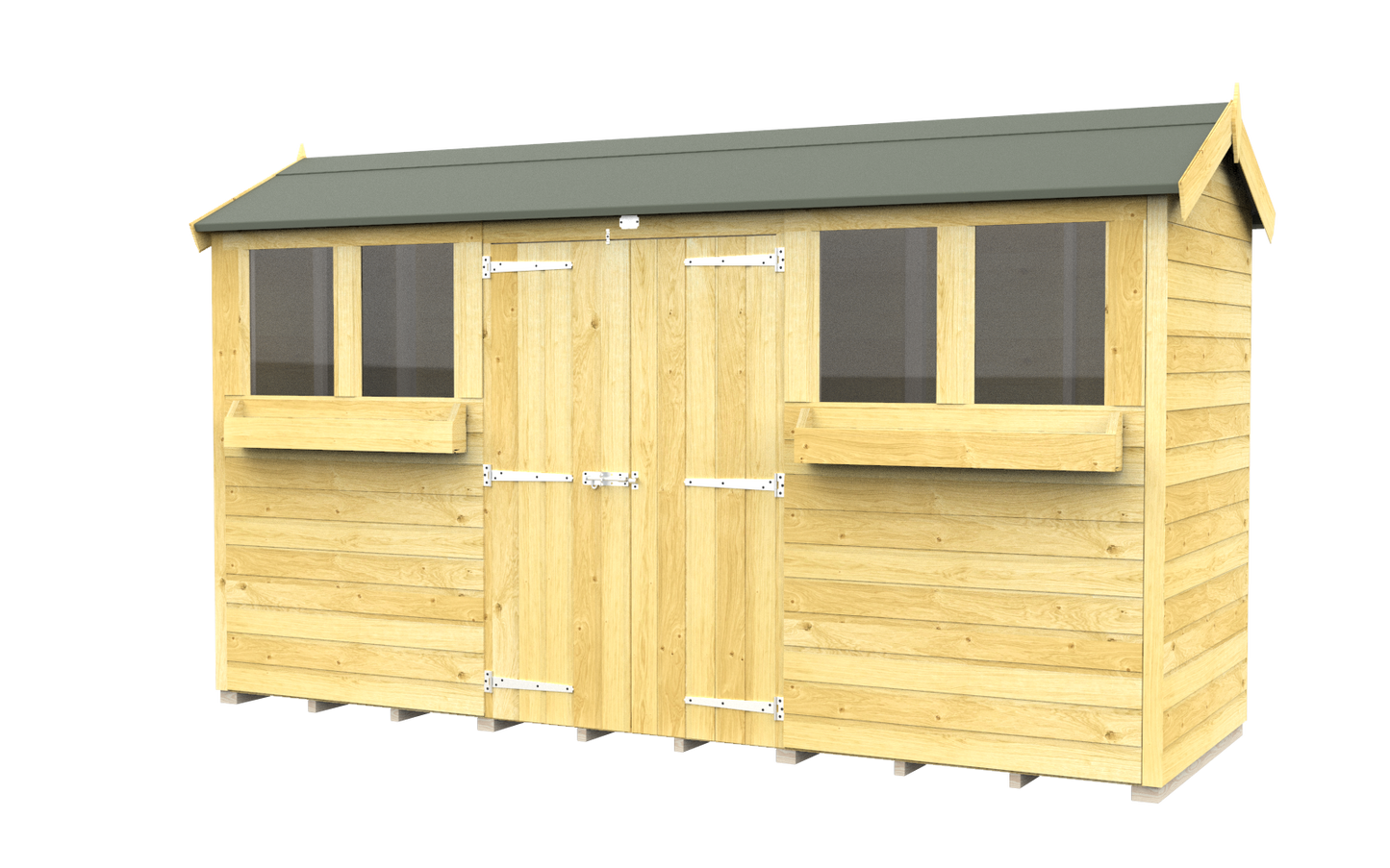 Sheds DIY Apex Summer Shed 4 ft Width