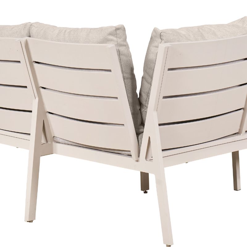 Pacific Lifestyle - Aruba Outdoor Corner Seating Set with Adjustable Table