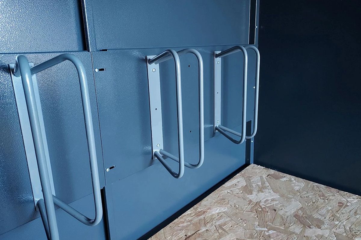 Asgard Centurion 4X Bike Storage 5' x 7' Metal Cycle Shed - Police approved -Installation Available