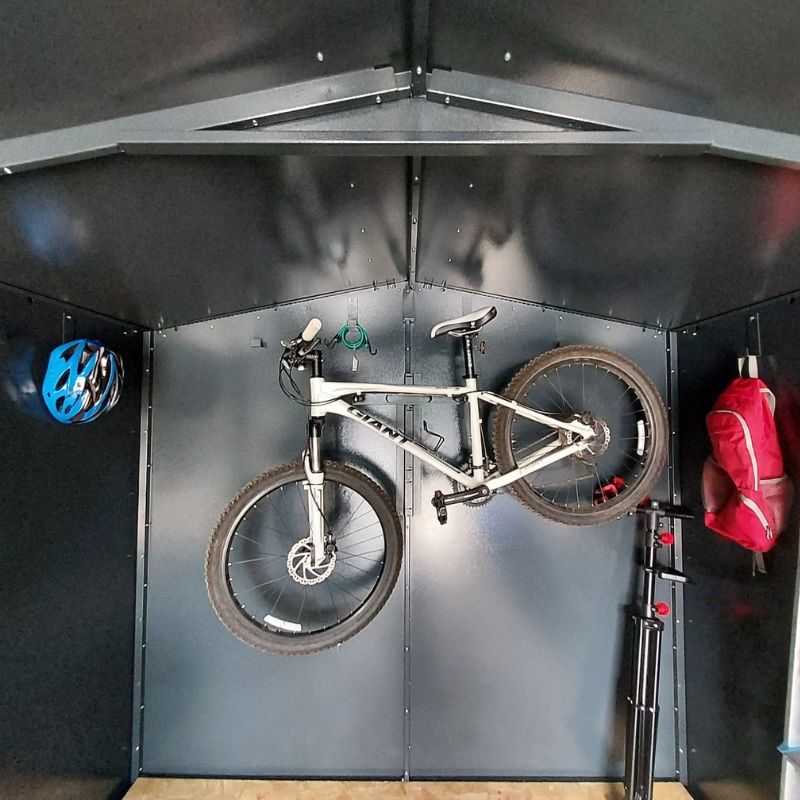 Asgard Centurion 4X Bike Storage 5' x 7' Metal Cycle Shed - Police approved -Installation Available