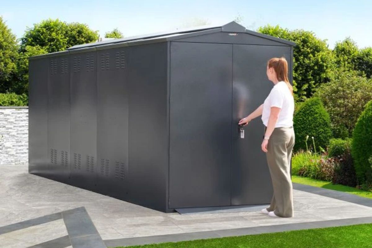 Asgard Centurion P3 5x18 Metal Shed - Police Preferred Specification