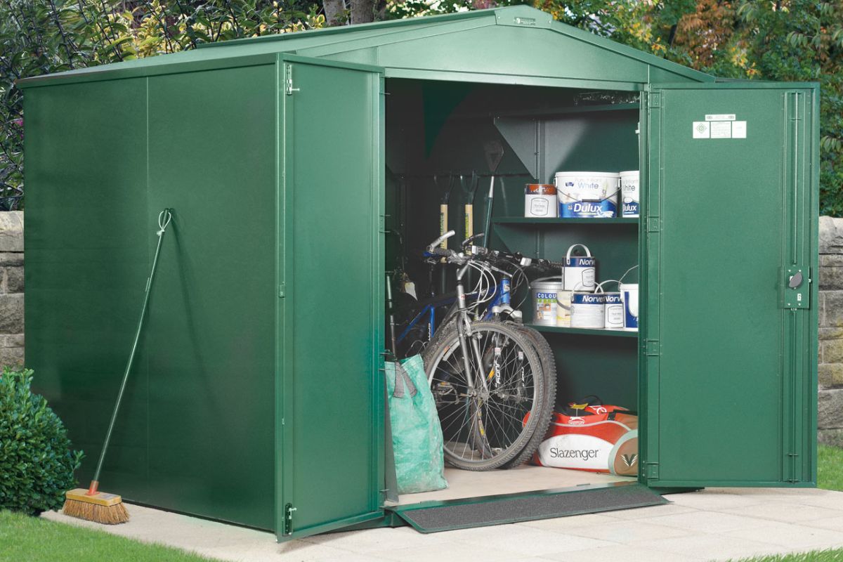 Asgard Gladiator 7x7 Metal Garden Shed - Police Preferred Specification