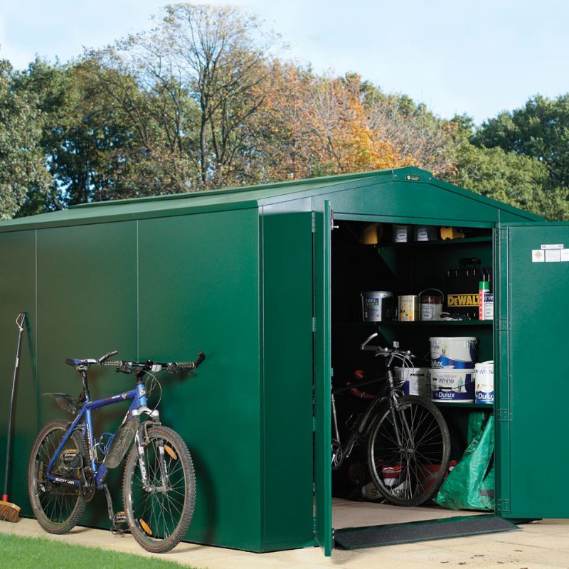 Asgard Gladiator Plus1(P1) 7x11 Metal Garden Shed - Police Preferred Specification