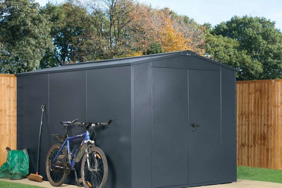 Asgard Gladiator Plus1(P1) 7x11 Metal Garden Shed - Police Preferred Specification