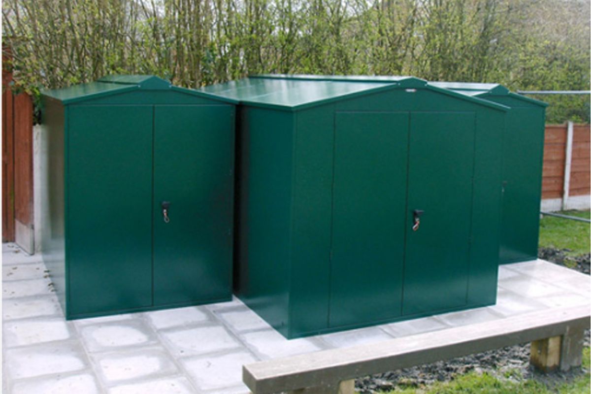 Asgard Gladiator Plus1(P1) 7x11 Metal Garden Shed - Police Preferred Specification