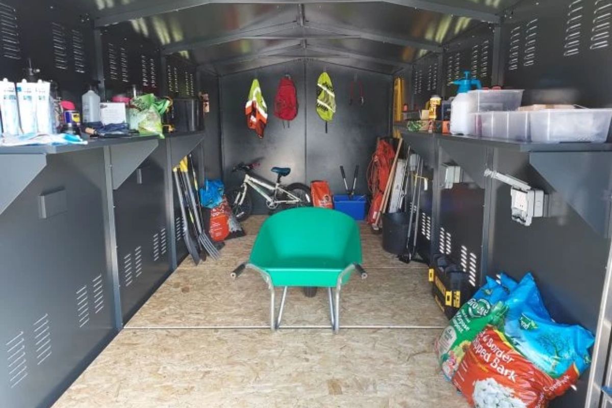 Asgard Gladiator Plus 3 Extra Large 7x18 Metal Garden Shed - Police Preferred Specification-Installation Available