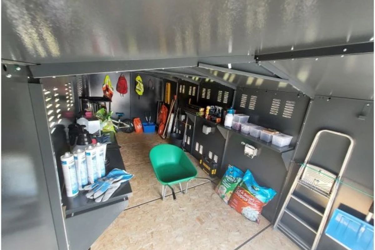 Asgard Gladiator Plus 3 Extra Large 7x18 Metal Garden Shed - Police Preferred Specification-Installation Available