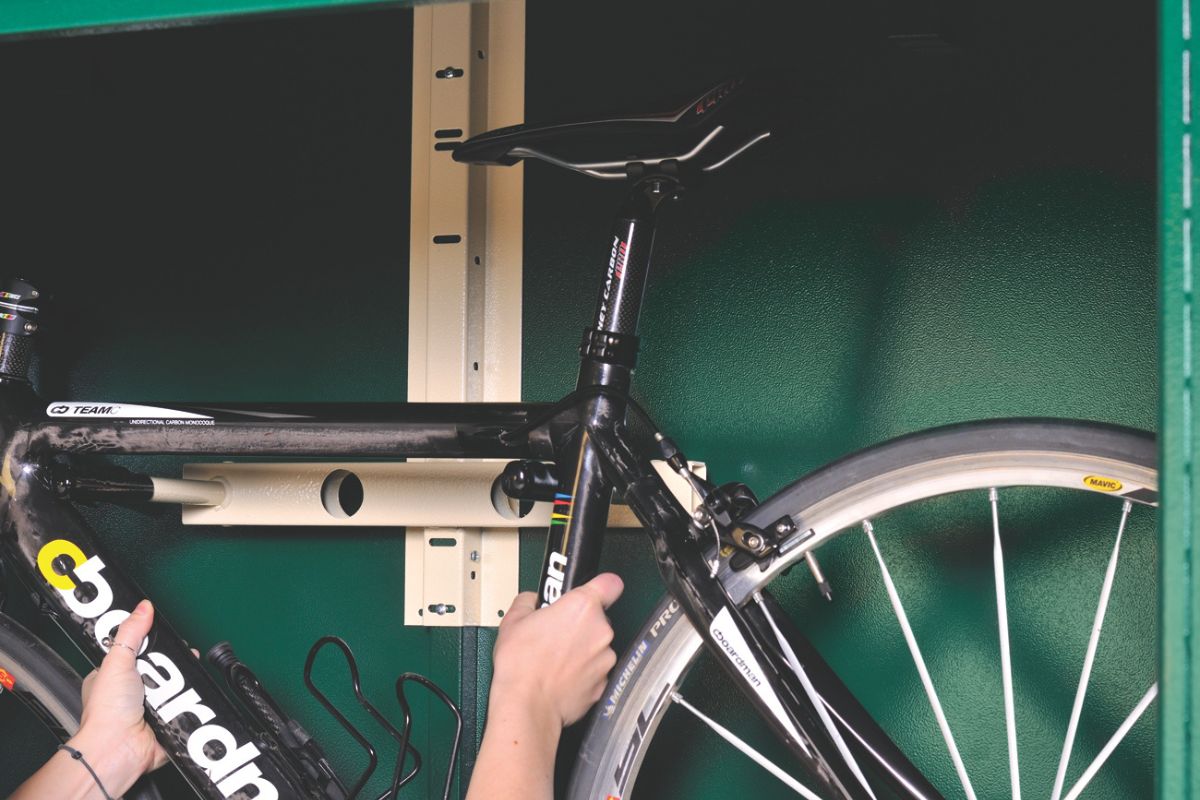 Asgard Trojan Plus 6ft 9"x 3ft 2" Metal Garden and Bike Shed - 5 point locking