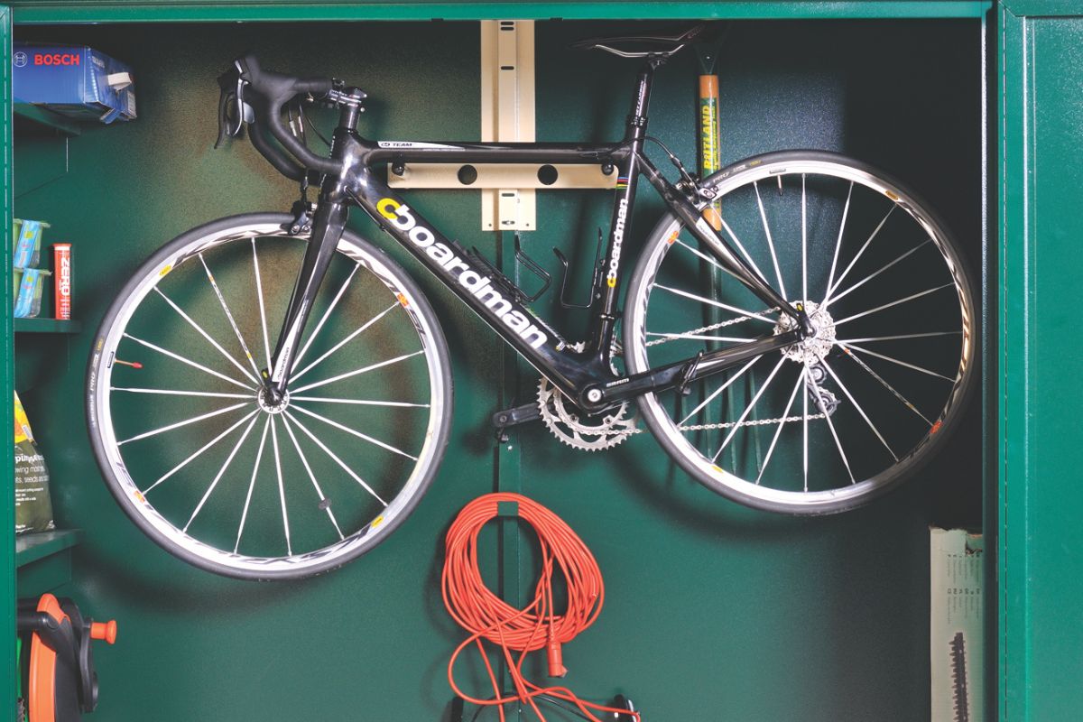 Asgard Trojan Plus 6ft 9"x 3ft 2" Metal Garden and Bike Shed - 5 point locking