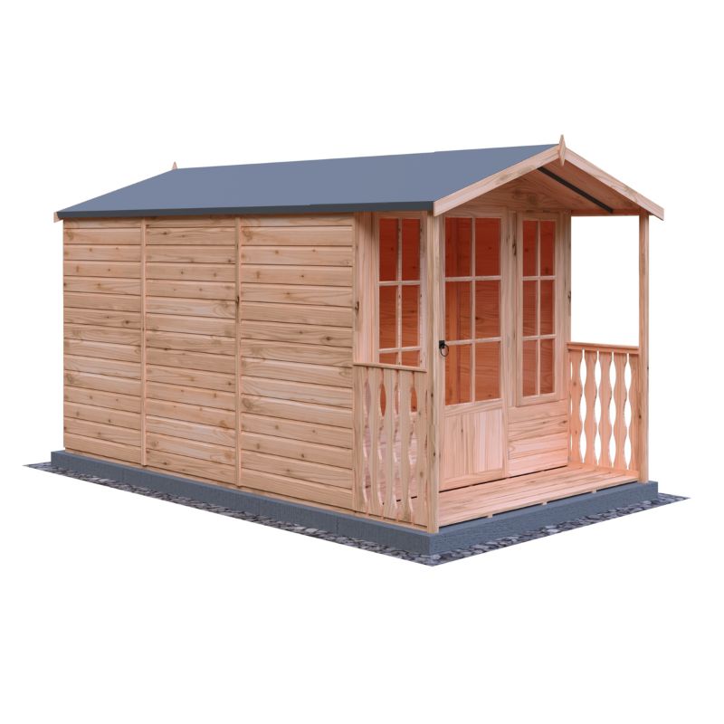 Shire Badminton and Veranda 7X10 Summerhouse