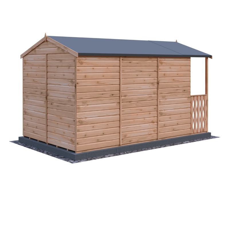Shire Badminton and Veranda 7X10 Summerhouse