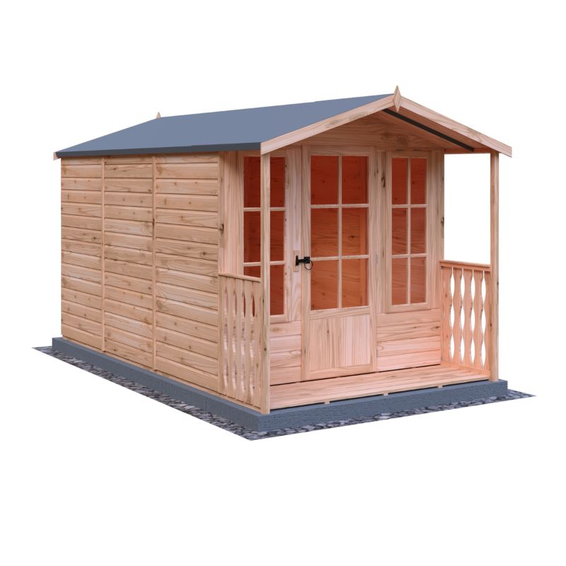 Shire Badminton and Veranda 7X10 Summerhouse