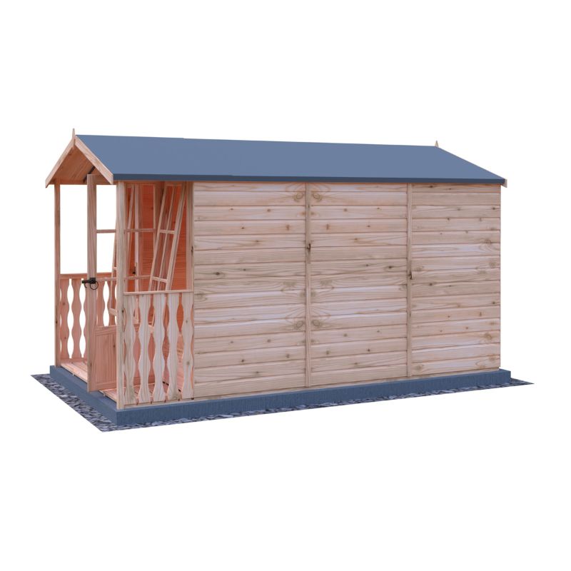 Shire Badminton and Veranda 7X10 Summerhouse