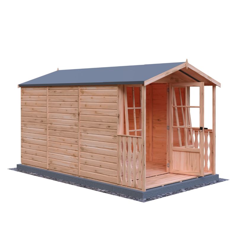 Shire Badminton and Veranda 7X10 Summerhouse