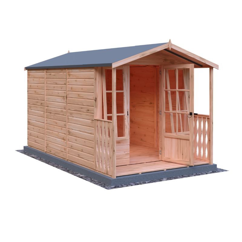 Shire Badminton and Veranda 7X10 Summerhouse