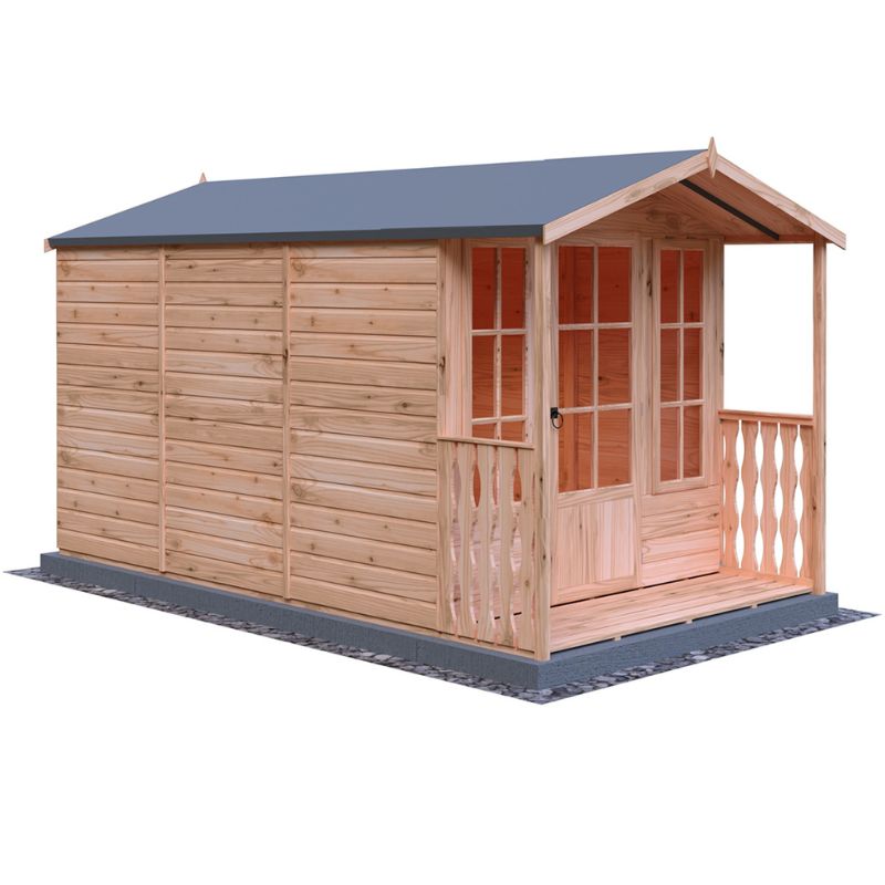 Shire Badminton and Veranda 7X10 Summerhouse