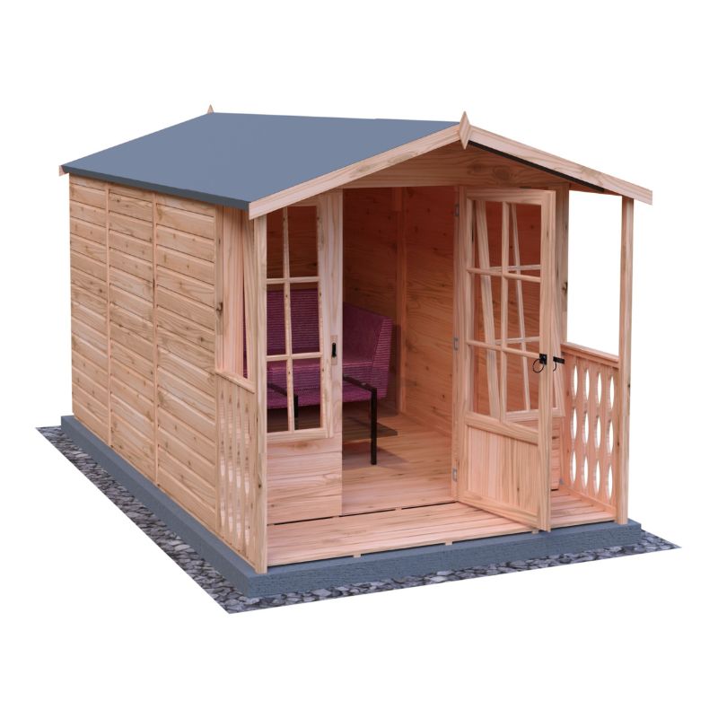 Shire Badminton and Veranda 7X10 Summerhouse