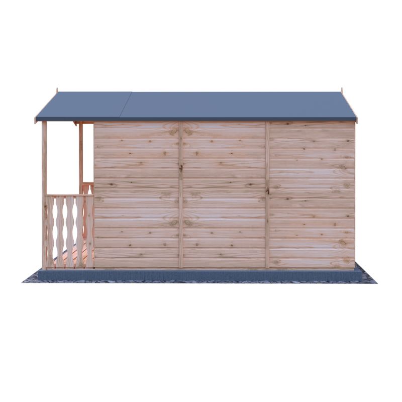 Shire Badminton and Veranda 7X10 Summerhouse