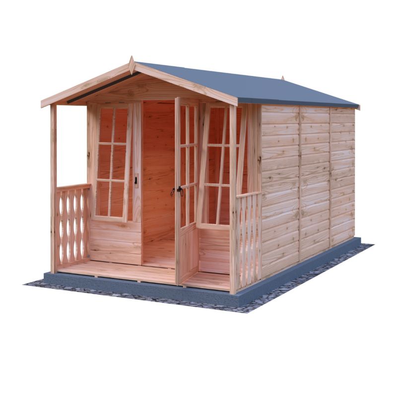 Shire Badminton and Veranda 7X10 Summerhouse