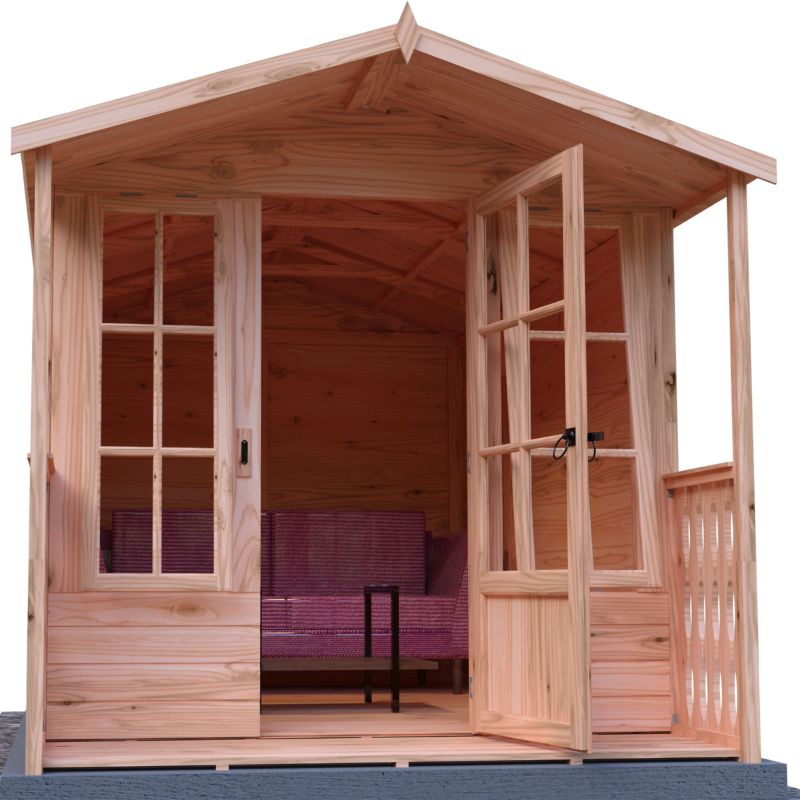 Shire Badminton and Veranda 7X10 Summerhouse