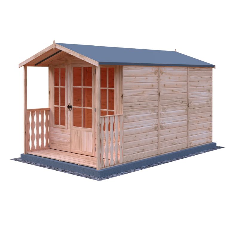 Shire Badminton and Veranda 7X10 Summerhouse