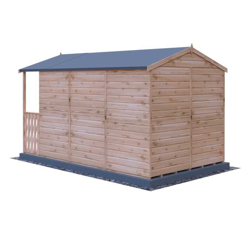 Shire Badminton and Veranda 7X10 Summerhouse