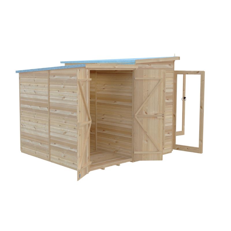 Shire Barclay With Side Shed 8x12 Summerhouse