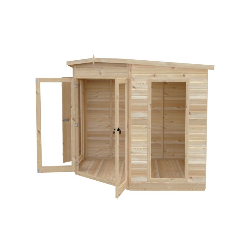 Shire Barclay With Side Shed 8x12 Summerhouse