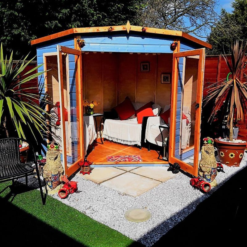Shire Barclay Spec change to T&G Roof 7x7 Summerhouse