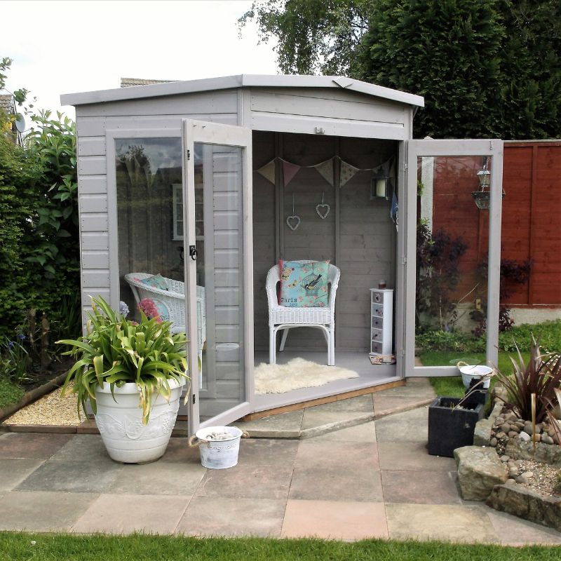 Shire Barclay Spec change to T&G Roof 7x7 Summerhouse