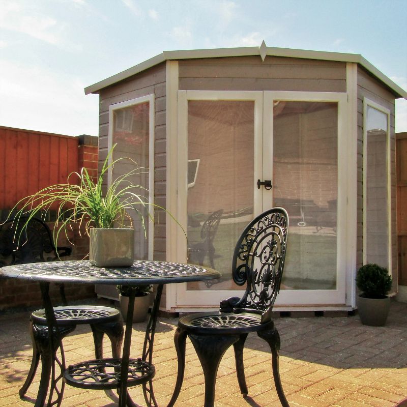 Shire Barclay Spec change to T&G Roof 7x7 Summerhouse
