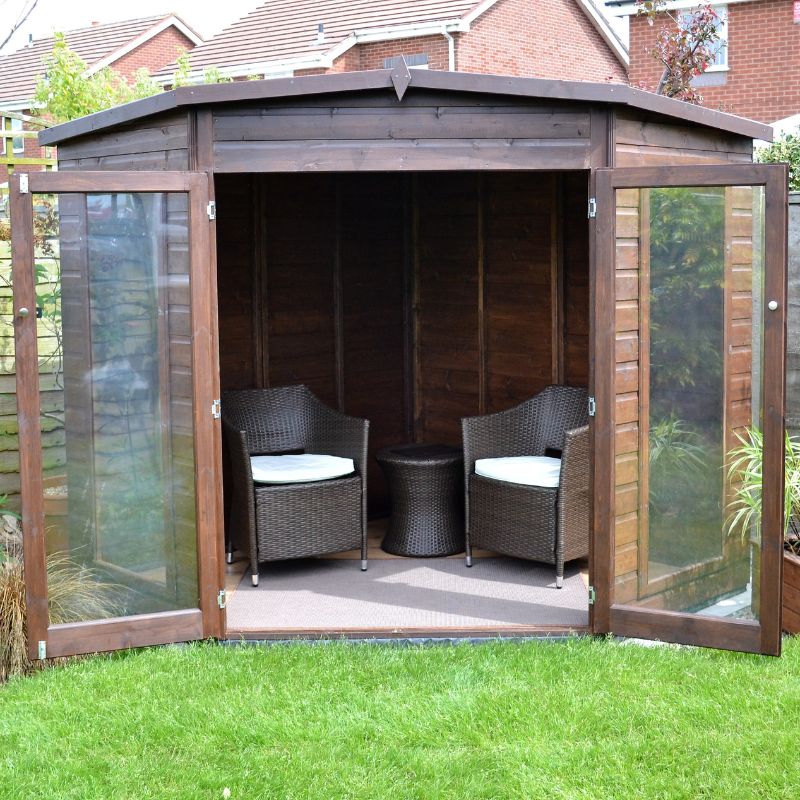 Shire Barclay Spec change to T&G Roof 7x7 Summerhouse