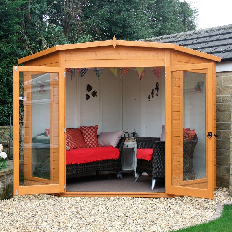 Shire Barclay Spec change to T&G Roof 7x7 Summerhouse