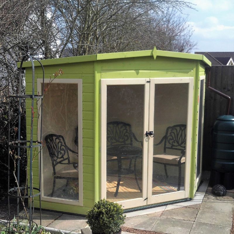 Shire Barclay Spec change to T&G Roof 7x7 Summerhouse