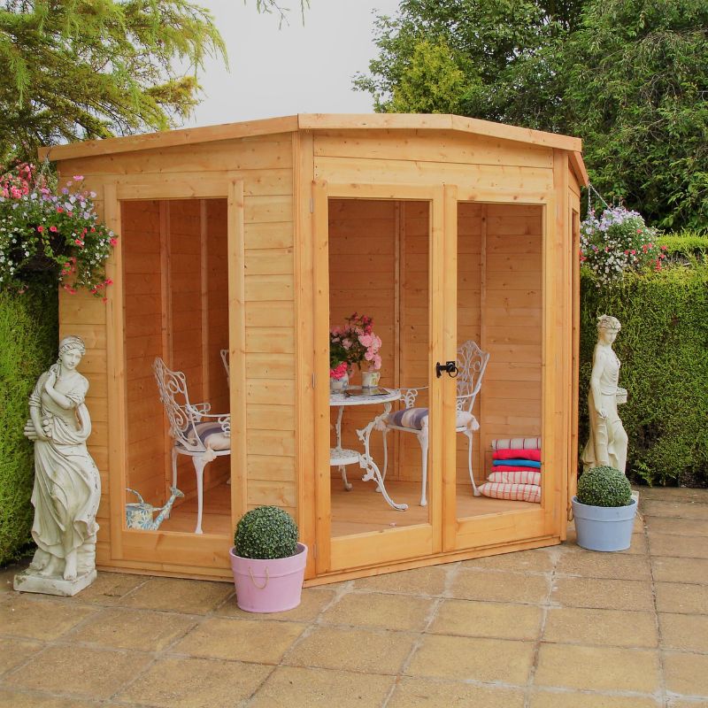 Shire Barclay Spec change to T&G Roof 8x8 Summerhouse