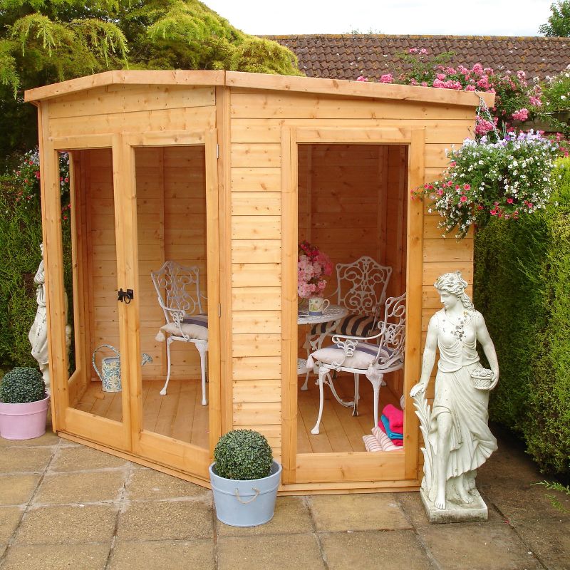 Shire Barclay Spec change to T&G Roof 8x8 Summerhouse