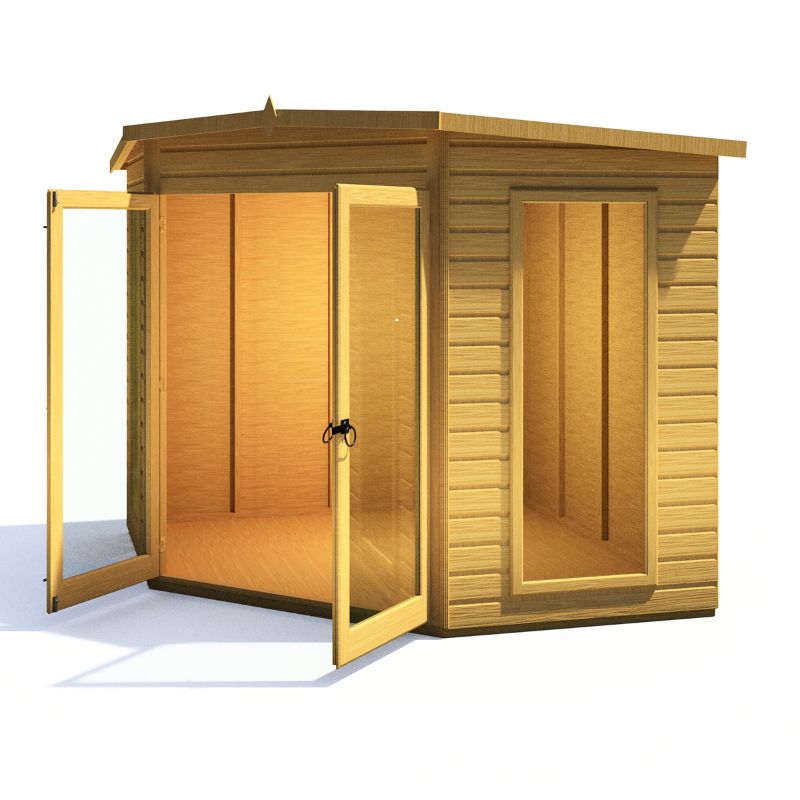 Shire Barclay Spec change to T&G Roof 8x8 Summerhouse